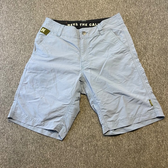 Howler Brothers Outdoor Shorts Heed The Call Lightweight Blue Size 28‎ - Picture 1 of 14